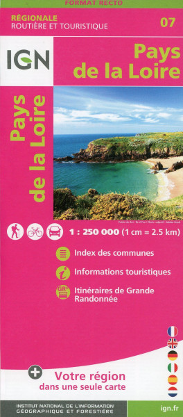 Pays de la Loire 1:250 000