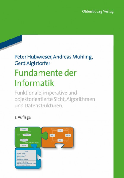 Fundamente der Informatik: Funktionale, imperative und objektorientierte Sicht, Algorithmen und Datenstrukturen.
