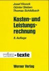 Kosten- und Leistungsrechnung.