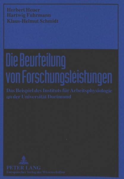 Die Beurteilung von Forschungsleistungen