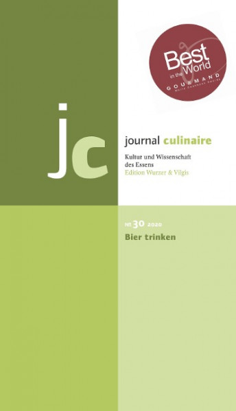 journal culinaire No 30. Bier trinken/ "Best in the World" Gourmand World Cookbook Awards 2018