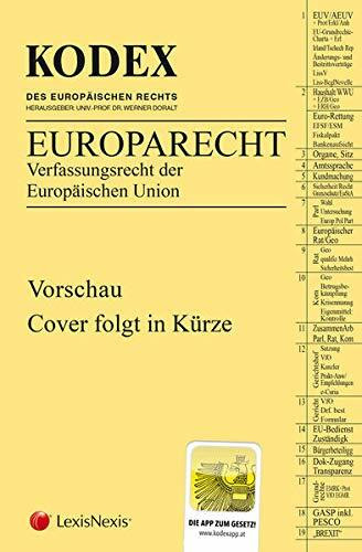 KODEX EU-Verfassungsrecht (Europarecht) 2021