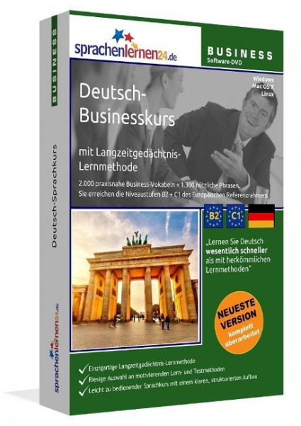 Sprachenlernen24.de Deutsch-Businesskurs Software