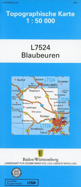 Blaubeuren 1 : 50 000