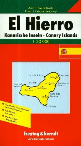 El Hierro. Auto- und Wanderkarte. 1 : 30 000: Auto- und Freizeitkarte. Touristische Informationen, Autofähren, Wanderwege El Hierro. Auto- und Wanderkarte. 1 : 30 000: Auto- und Freizeitkarte. Touristische Informationen, Autofähren, Wanderwege
