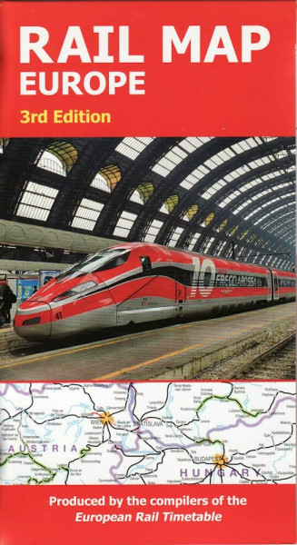 Rail Map Europe: 3rd Edition, 3rd revision with minor amendments