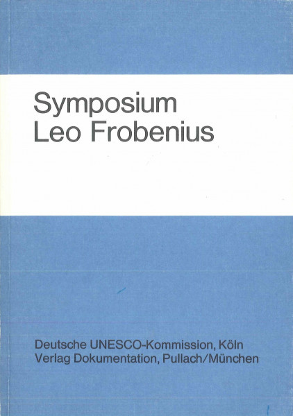 Perspectives of Contemporary African Studies: Symposium Leo Frobenius Proceedings