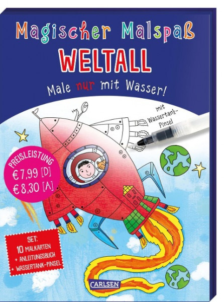 Magischer Malspaß: Weltall