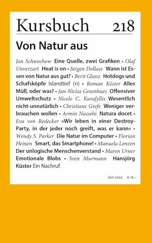 Kursbuch 218: Von Natur aus