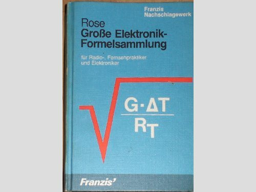 Grosse Elektronik-Formelsammlung