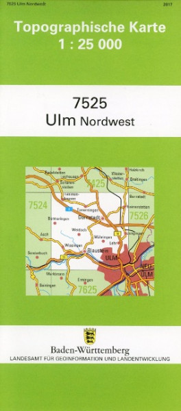 Ulm - Nordwest 1 : 25 000