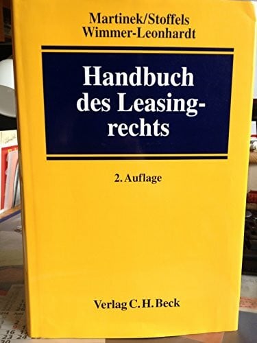 Handbuch des Leasingrechts