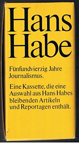Leben für den Journalismus. 4 Bände