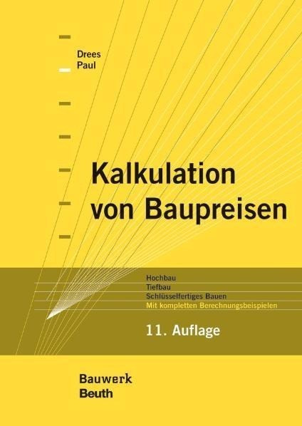 Kalkulation von Baupreisen