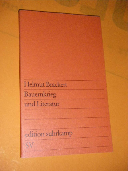 Bauernkrieg und Literatur.