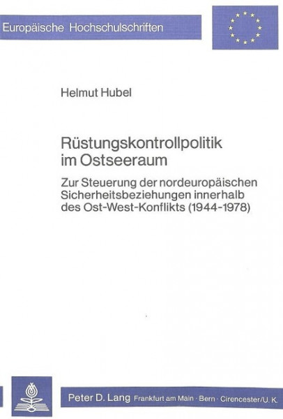 Rüstungskontrollpolitik im Ostseeraum