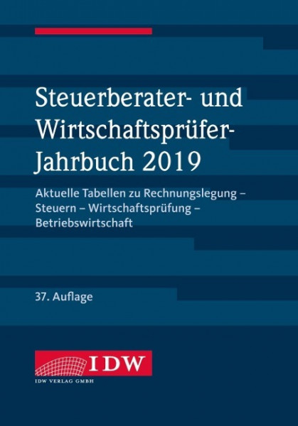 Steuerberater- und Wirtschaftsprüfer-Jahrbuch 2019