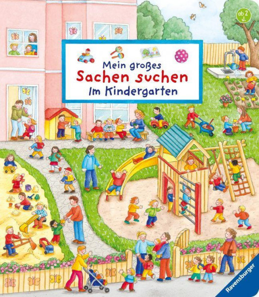 Mein großes Sachen suchen: Im Kindergarten