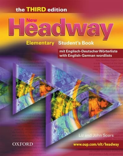 NEW HEADWAY ELEM 3E STUDENT BOOK WITH GERMAN WORDLIST