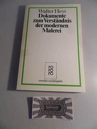 Dokumente zum Verständnis der modernen Malerei
