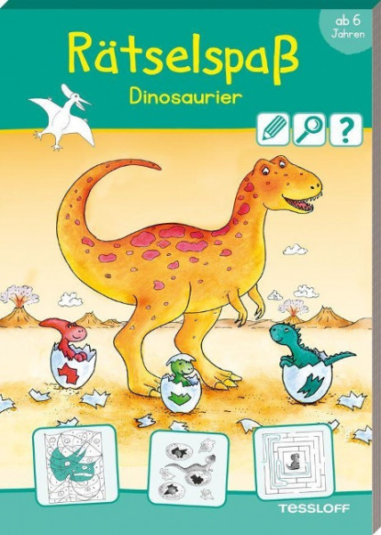 Rätselspaß Dinosaurier ab 6 Jahren