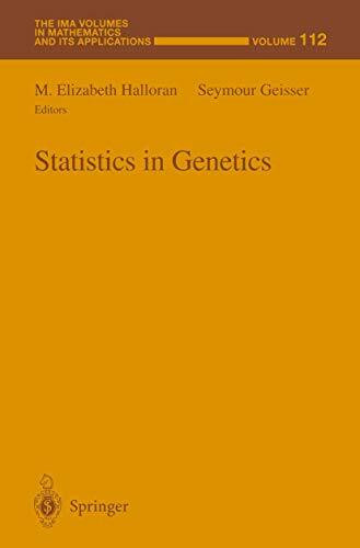 Statistics in Genetics (The IMA Volumes in Mathematics and its Applications, Band 112)