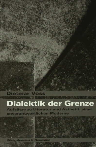 Dialektik der Grenze: Aufsätze zur Literatur und Ästhetik einer unverantwortlichen Moderne