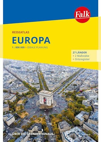 Falk Reiseatlas Europa 1:800.000 (Falk Atlas)