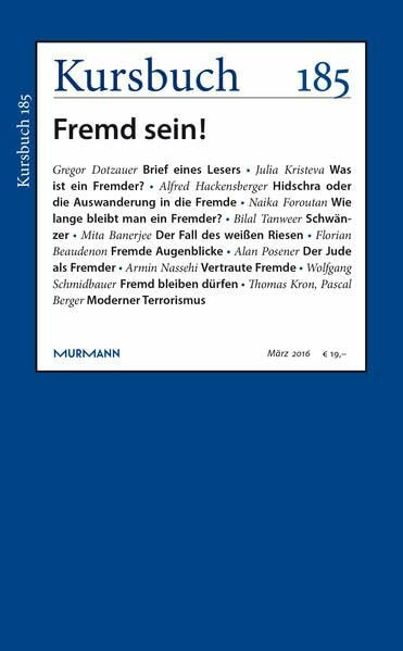 Kursbuch 185: Fremd sein!