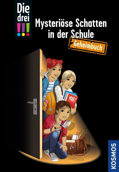 Die drei !!!, Mysteriöse Schatten in der Schule: Geheimbuch mit Rätseln in den verschlossenen Seiten