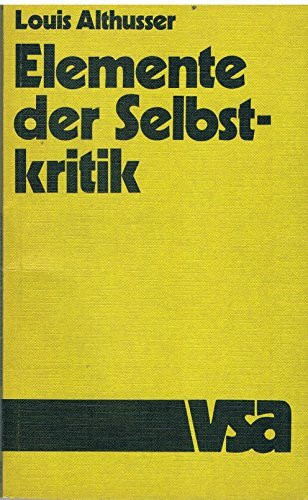 Elemente der Selbstkritik