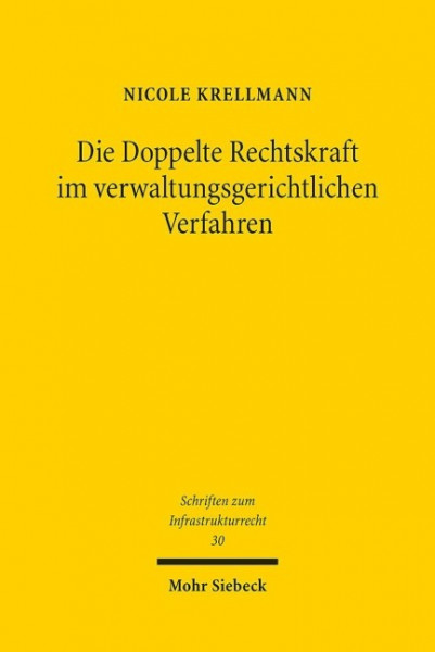 Die Doppelte Rechtskraft im verwaltungsgerichtlichen Verfahren