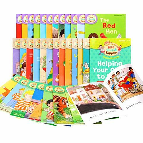 Read with Biff, Chip & Kipper Set Phonics and First Stories 33 Books Collection Level 1-3