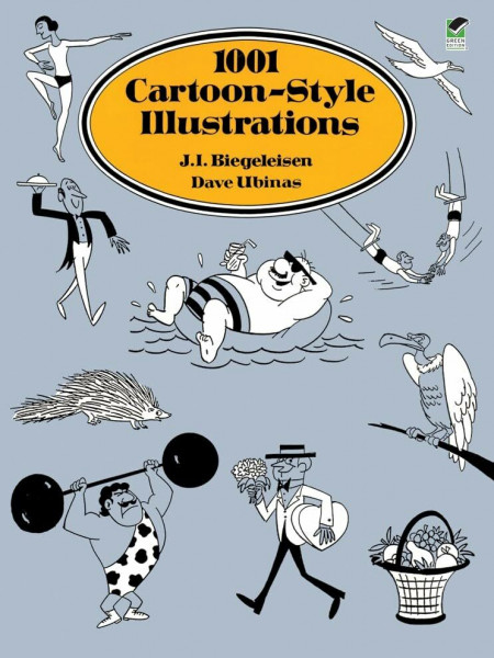 1001 Cartoon-Style Illustrations (Dover Pictorial Archive Series)