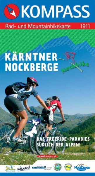 Kärntner Nockberge: Rad- und Mountainbikekarte (KOMPASS Fahrradführer, Band 1911)