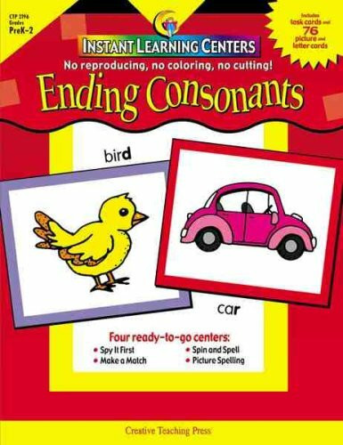 Ending Consonants (Learning Centers Book)