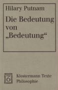 Die Bedeutung von Bedeutung