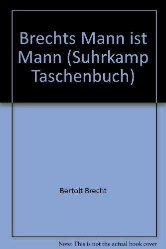 Brechts "Mann ist Mann": Materialien (Suhrkamp Taschenbücher)