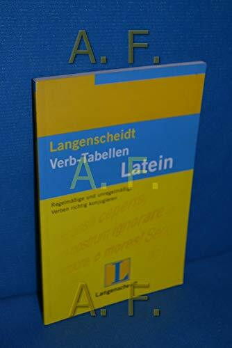 Langenscheidts Verb-Tabellen, Latein