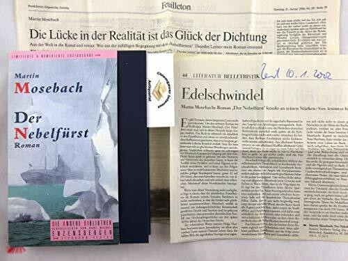 Der Nebelfürst. Die Andere Bibliothek