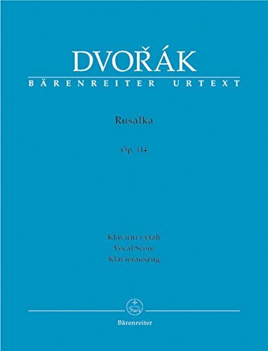 Rusalka Opus 114 --- - Allemand / Anglais --- Chant(SATB)/Piano Rusalka Opus 114 --- - Allemand / Anglais --- Chant(SATB)/Piano