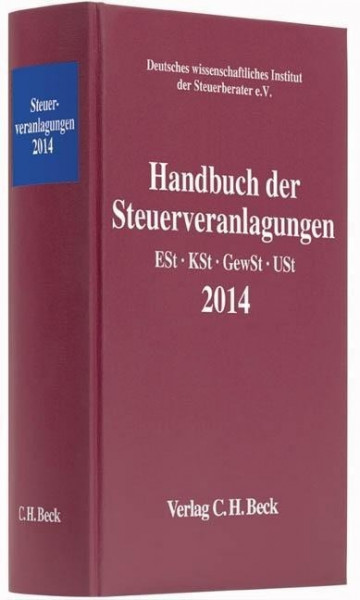Handbuch der Steuerveranlagungen 2014
