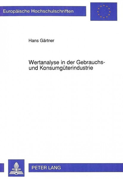 Wertanalyse in der Gebrauchs- und Konsumgüterindustrie