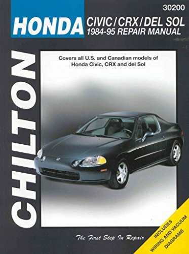Honda Civic, CRX & Del Sol (84 - 95) (Chilton) (Chilton's Total Car Care Repair Manual)