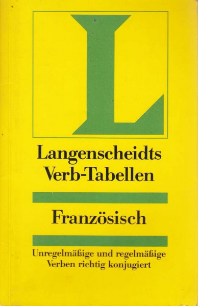 Langenscheidts Verb-Tabellen, Französisch