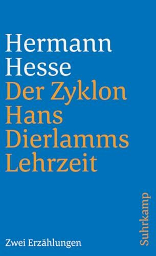 Der Zyklon und Hans Dierlamms Lehrzeit: Zwei Erzählungen. Redaktion Volker Michels (suhrkamp taschenbuch)
