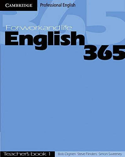 English 365: Teacher's Book