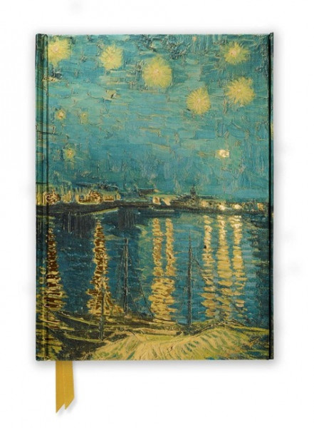 Van Gogh: Starry Night Over the Rhône (Foiled Journal)