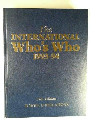 The International Who's Who