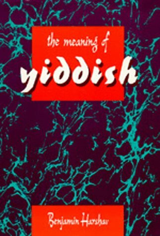 The Meaning of Yiddish